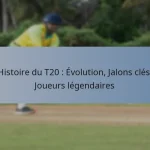 Histoire du T20 : Évolution, Jalons clés, Joueurs légendaires