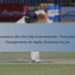 Innovations des One Day Internationals : Technologie, Changements de règles, Évolution du jeu