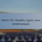 Match T20 : Rivalités, Ligues, Lieux emblématiques