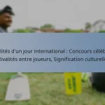 Rivalités d’un jour international : Concours célèbres, Rivalités entre joueurs, Signification culturelle